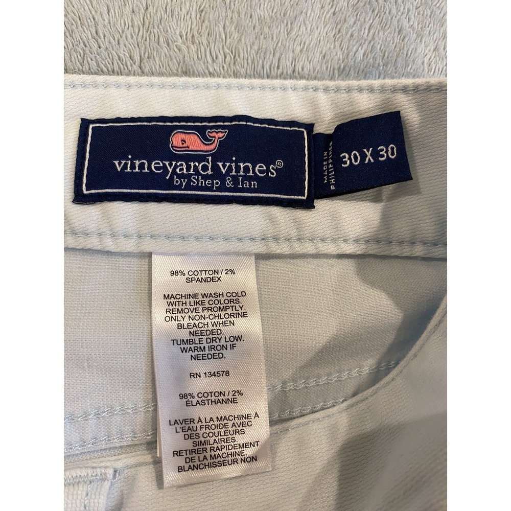 NWOT Vineyard Vines Slim Pant Jeans Slacks Light Blue Sky Blue Stretch 30x30 New